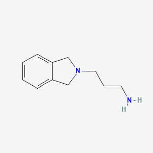 molecular formula C11H16N2 B1306262 3-(1,3-Dihydro-isoindol-2-yl)-propylamine CAS No. 21507-93-7