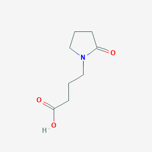 molecular formula C8H13NO3 B1306268 4-(2-Oxopyrrolidin-1-yl)butanoic acid CAS No. 6739-80-6