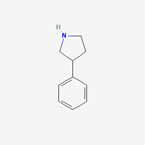 molecular formula C10H13N B1306270 3-Phenylpyrrolidine CAS No. 936-44-7