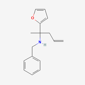 Benzyl-(1-furan-2-yl-1-methyl-but-3-enyl)-amine