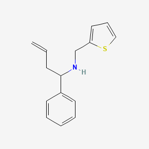 molecular formula C15H17NS B1306278 (1-Phenyl-but-3-enyl)-thiophen-2-ylmethyl-amine CAS No. 436088-65-2