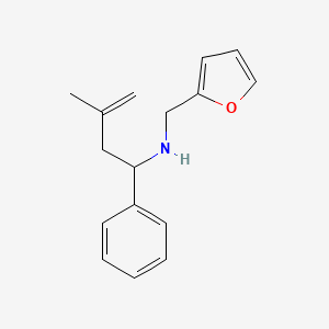 Furan-2-ylmethyl-(3-methyl-1-phenyl-but-3-enyl)-amine