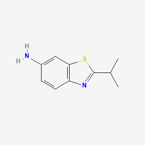 B1306283 2-Isopropyl-benzothiazol-6-ylamine CAS No. 42517-23-7