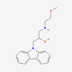 molecular formula C18H22N2O2 B1306284 1-Carbazol-9-yl-3-(2-methoxy-ethylamino)-propan-2-ol CAS No. 436088-68-5