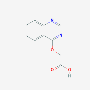 molecular formula C10H8N2O3 B1306287 (喹唑啉-4-氧基)-乙酸 CAS No. 842959-64-2