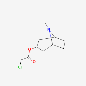 molecular formula C10H16ClNO2 B1306294 (8-methyl-8-azabicyclo[3.2.1]octan-3-yl) 2-chloroacetate CAS No. 438581-53-4