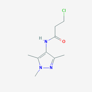 3-Chloro-N-(1,3,5-trimethyl-1H-pyrazol-4-yl)-propionamide
