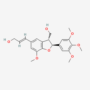 molecular formula C22H26O7 B13062998 Woorenogenin 