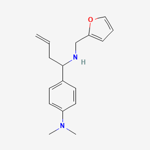 (4-(1-[(Furan-2-ylmethyl)amino]but-3-enyl)phenyl)dimethylamine