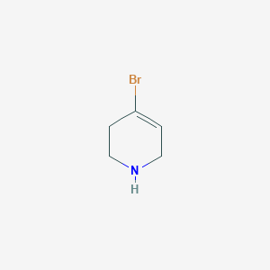 molecular formula C5H8BrN B13063261 4-Bromo-1,2,3,6-tetrahydropyridine 