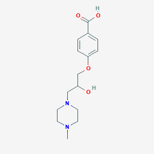 4-[2-Hydroxy-3-(4-methyl-piperazin-1-yl)-propoxy]-benzoic acid