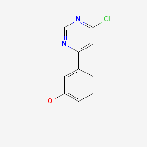molecular formula C11H9ClN2O B13063379 4-Chloro-6-(3-methoxyphenyl)pyrimidine 