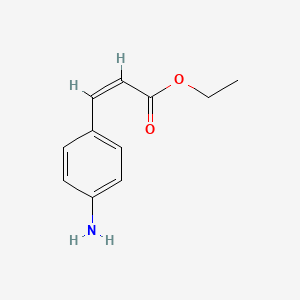 molecular formula C11H13NO2 B13063381 cis-Ethyl 4-aminocinnamate CAS No. 331734-33-9
