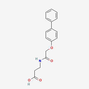 3-[2-(Biphenyl-4-yloxy)-acetylamino]-propionic acid