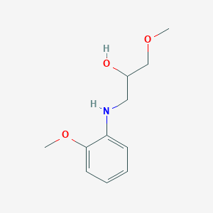 1-Methoxy-3-(2-methoxy-phenylamino)-propan-2-ol