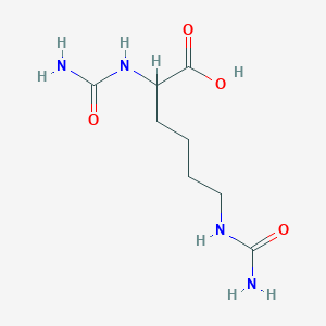 molecular formula C8H16N4O4 B13063558 2,6-bis(carbamoylamino)hexanoic Acid CAS No. 1396962-39-2