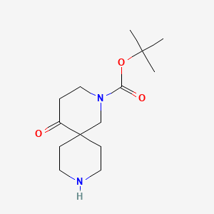 molecular formula C14H24N2O3 B13063610 Tert-butyl 5-oxo-2,9-diazaspiro[5.5]undecane-2-carboxylate 