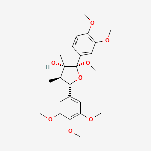 molecular formula C24H32O8 B13063796 KadlongirinA 