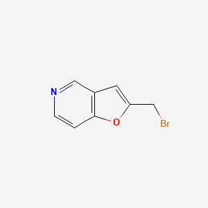 molecular formula C8H6BrNO B13063811 2-(Bromomethyl)furo[3,2-c]pyridine 