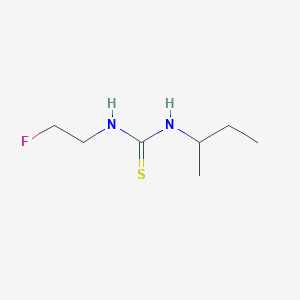 molecular formula C7H15FN2S B13063953 1-(Butan-2-yl)-3-(2-fluoroethyl)thiourea 