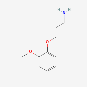 molecular formula C10H15NO2 B1306396 3-(2-Methoxyphenoxy)propan-1-amine CAS No. 3245-88-3
