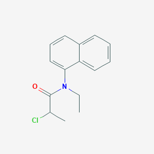 molecular formula C15H16ClNO B013064 2-chloro-N-ethyl-N-(naphthalen-1-yl)propanamide CAS No. 101111-62-0