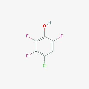 molecular formula C6H2ClF3O B13064067 4-Chloro-2,3,6-trifluorophenol 