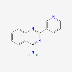 molecular formula C13H10N4 B1306414 2-(Pyridin-3-yl)quinazolin-4-amine CAS No. 273408-90-5