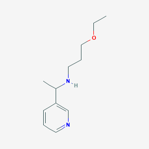 molecular formula C12H20N2O B1306426 (3-乙氧基-丙基)-(1-吡啶-3-基-乙基)-胺 CAS No. 842966-34-1