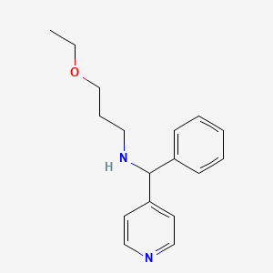 (3-Ethoxy-propyl)-(phenyl-pyridin-4-yl-methyl)-amine