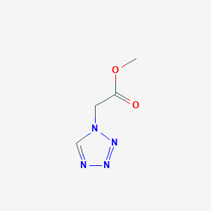 molecular formula C4H6N4O2 B1306432 methyl 1H-tetrazol-1-ylacetate CAS No. 55633-19-7
