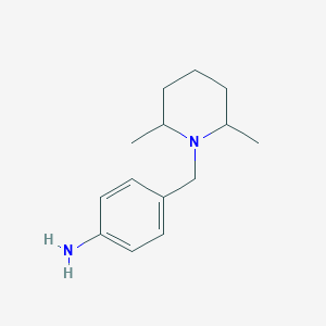 4-(2,6-Dimethyl-piperidin-1-ylmethyl)-phenylamine