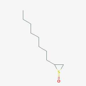 molecular formula C10H20OS B13064379 Thiirane, 2-octyl-, 1-oxide, surfactant 