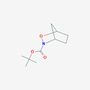 molecular formula C10H17NO3 B13064400 Tert-butyl 2-oxa-3-azabicyclo[2.2.1]heptane-3-carboxylate 