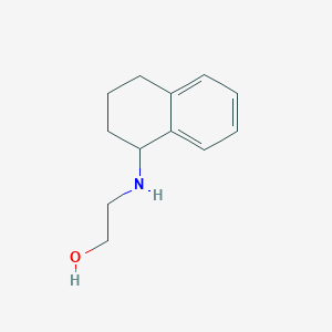molecular formula C12H17NO B1306441 2-((1,2,3,4-Tetrahydronaphthalen-1-yl)amino)ethanol CAS No. 626218-06-2