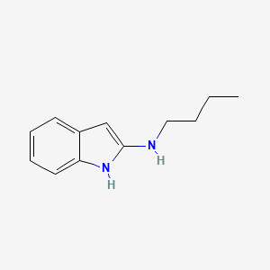 molecular formula C12H16N2 B13064450 N-Butyl-1H-indol-2-amine CAS No. 31722-55-1