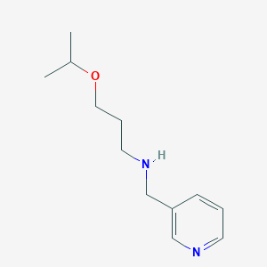 molecular formula C12H20N2O B1306447 (3-Isopropoxy-propyl)-pyridin-3-ylmethyl-amine CAS No. 799260-47-2