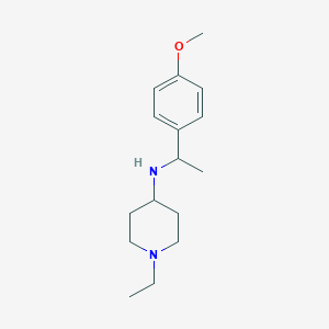 (1-Ethyl-piperidin-4-yl)-[1-(4-methoxy-phenyl)-ethyl]-amine