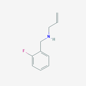 molecular formula C10H12FN B1306471 Allyl-(2-fluoro-benzyl)-amine CAS No. 626218-15-3