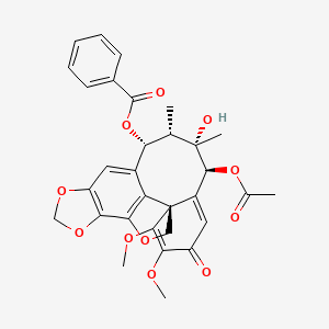 molecular formula C31H30O11 B13064775 Kadsulignan E 