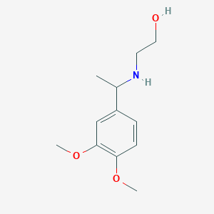 2-[1-(3,4-Dimethoxy-phenyl)-ethylamino]-ethanol