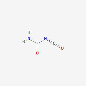 molecular formula C2H2N2O2 B13064870 Carbamyl isocyanate CAS No. 65505-29-5