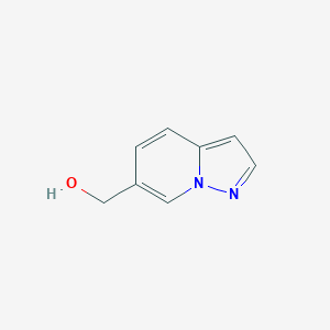 molecular formula C8H8N2O B13064882 Pyrazolo[1,5-a]pyridin-6-ylmethanol 