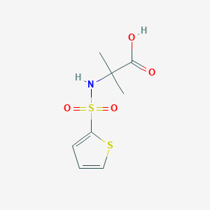 2-Methyl-2-(thiophene-2-sulfonylamino)-propionic acid