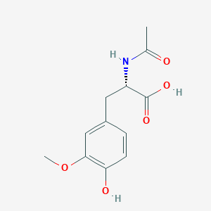molecular formula C12H15NO5 B13064951 N-Acetyl-3-methoxy-L-tyrosine CAS No. 51593-59-0