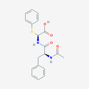 molecular formula C19H20N2O4S B013065 N-Acetylphenylalanyl-3-thiaphenylalanine CAS No. 108906-59-8