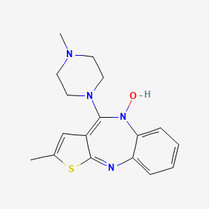 molecular formula C17H20N4OS B13065077 OlanzapineN-Oxide 
