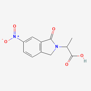 2-(6-Nitro-1-oxo-1,3-dihydro-isoindol-2-yl)-propionic acid