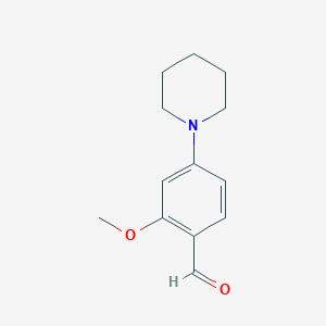 2-Methoxy-4-piperidin-1-yl-benzaldehyde