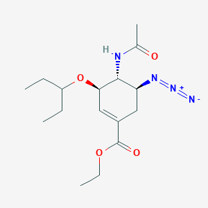 molecular formula C16H26N4O4 B130652 5-Azido Oseltamivir CAS No. 204255-06-1